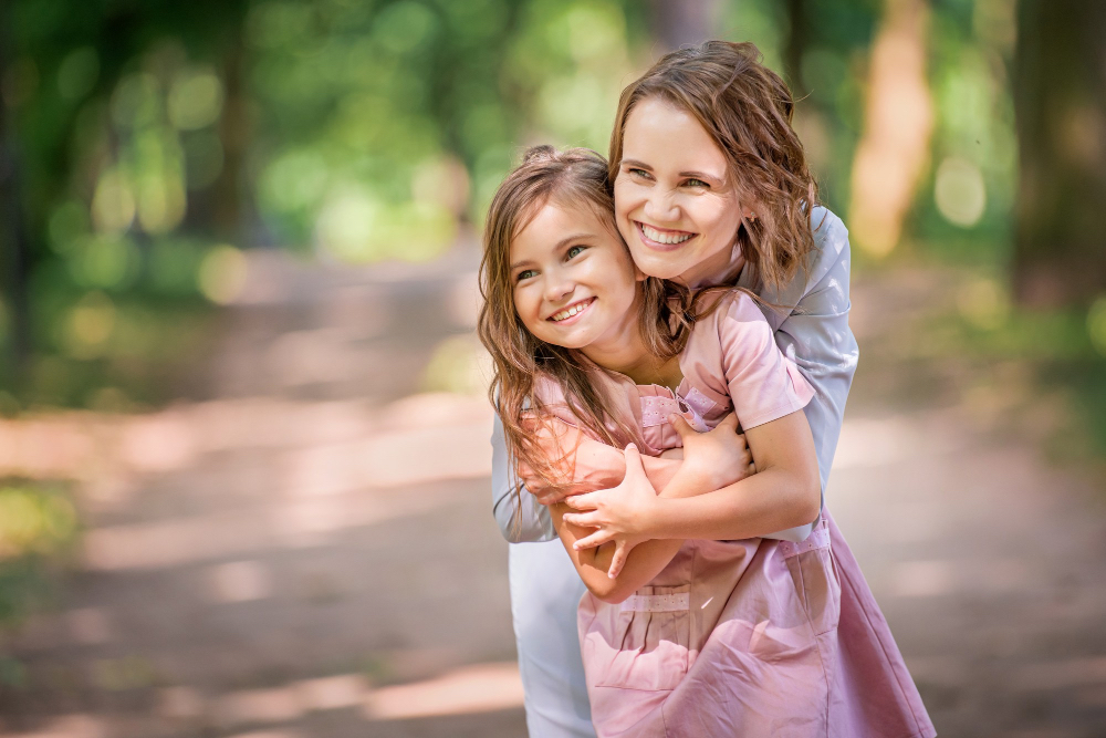 Eine Mutter und ihr Kind